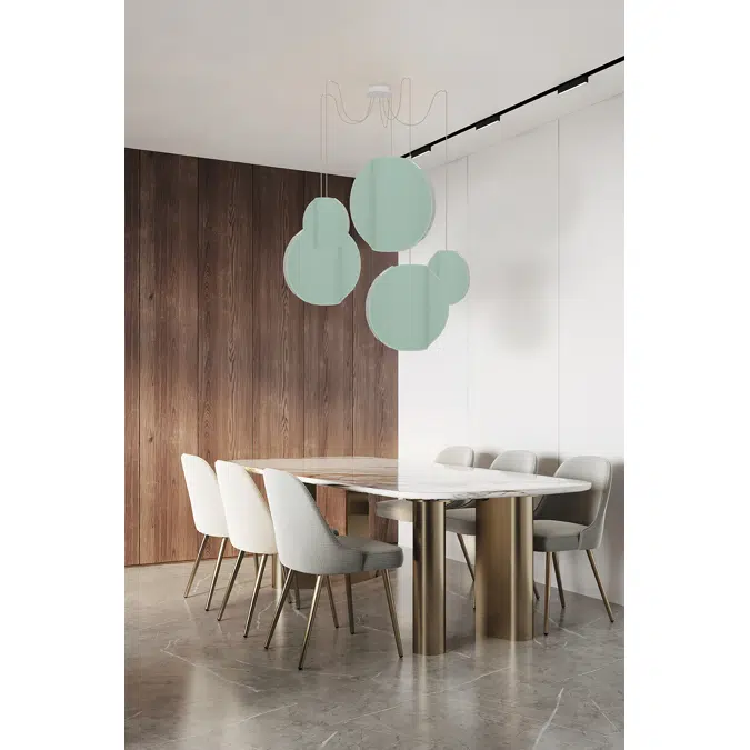 MOON - CHANDELIER 5 MIXED