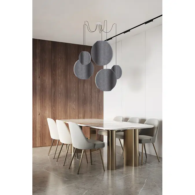 MOON - CHANDELIER 5 MIXED