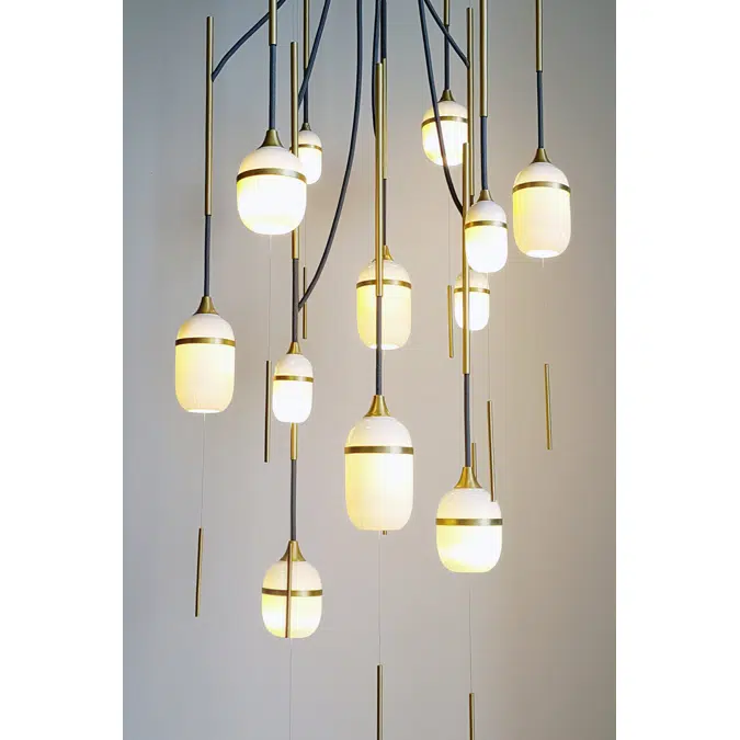 FLEUR DE KAOLIN - CHANDELIER 12