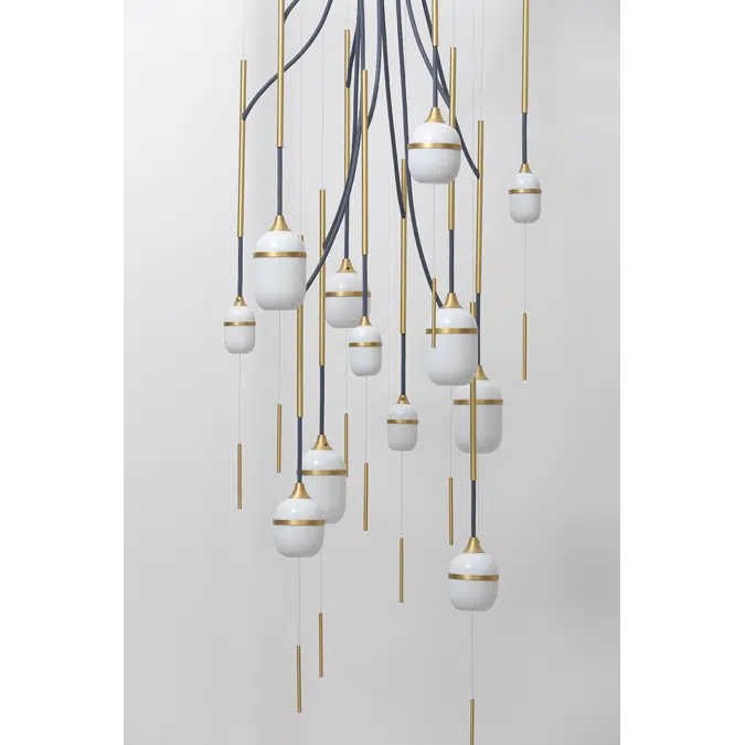 FLEUR DE KAOLIN - CHANDELIER 12
