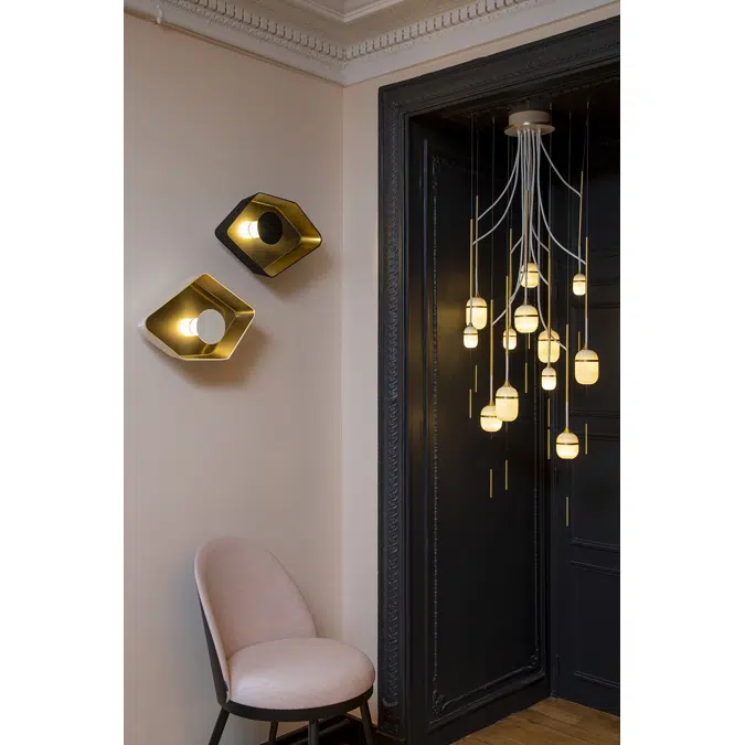 FLEUR DE KAOLIN - CHANDELIER 12