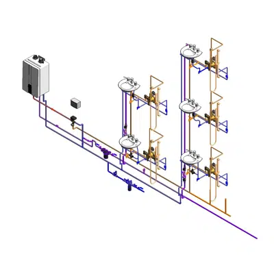 Commercial Plumbing System - Instantaneous Water Heater - NA Market için görüntü