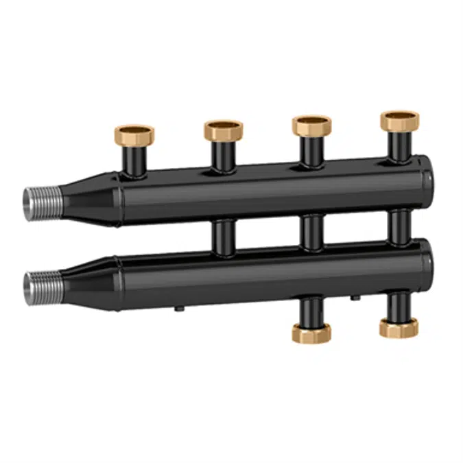 Manifold for heating and air conditioning systems
