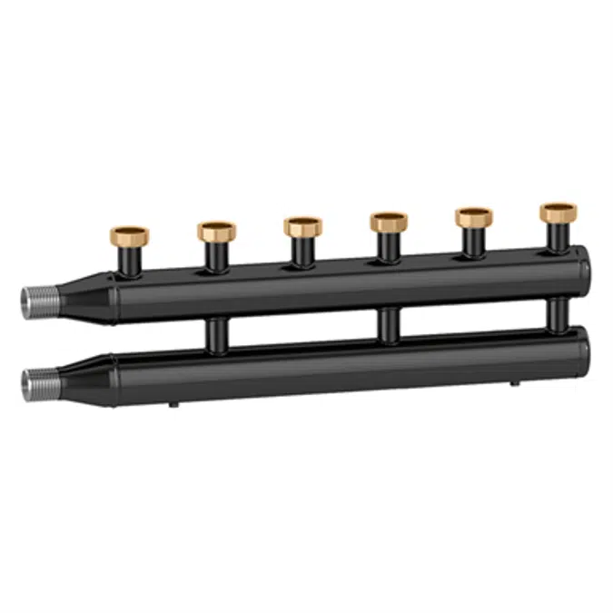 Manifold for heating and air conditioning systems