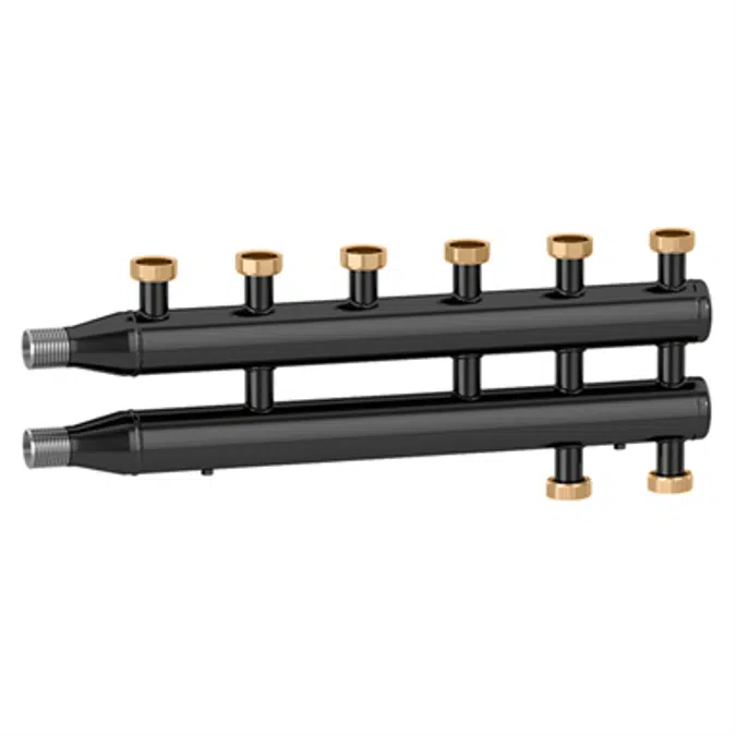 Manifold for heating and air conditioning systems