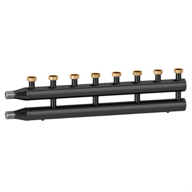 Manifold for heating and air conditioning systems