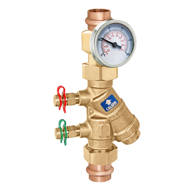 FlowCalPLUS™ Union Y-body Automatic Flow Balancing Valve with Inlet Check Valve  - NA Market