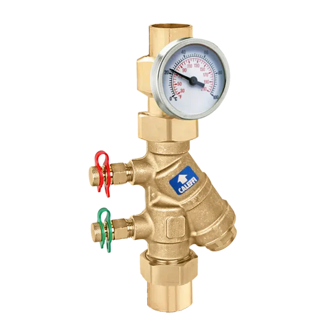 FlowCalPLUS™ Union Y-body Automatic Flow Balancing Valve with Inlet Check Valve  - NA Market