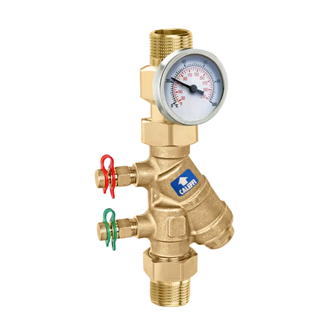 FlowCalPLUS™ Union Y-body Automatic Flow Balancing Valve with Inlet Check Valve  - NA Market