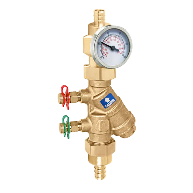 FlowCalPLUS™ Union Y-body Automatic Flow Balancing Valve with Inlet Check Valve  - NA Market