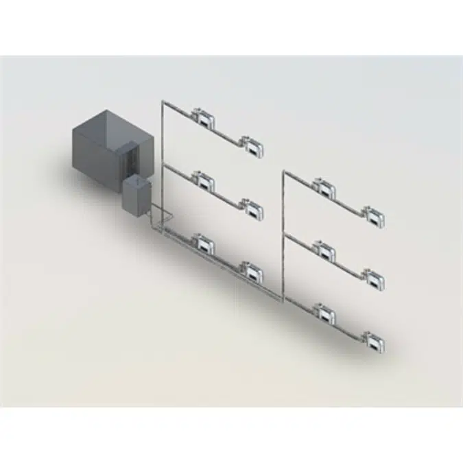 Balancing of 4-pipe fancoil system with modulating ambient regulation