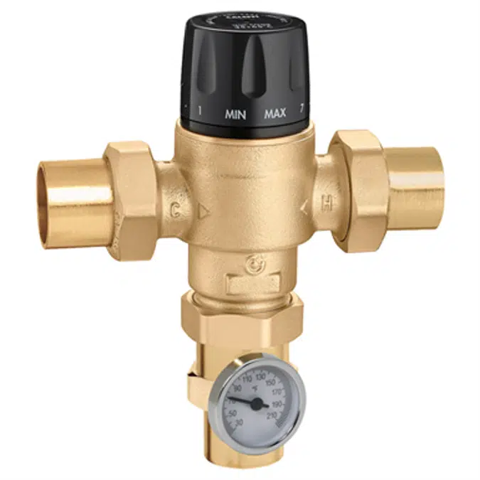 MixCal PLUS™ High Flow Thermostatic Mixing Valve - NA Market