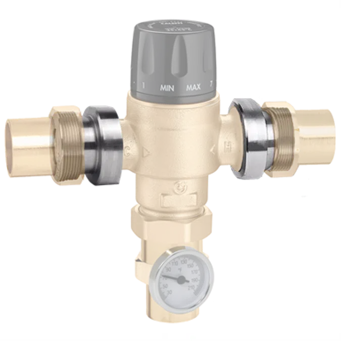 MixCal PLUS™ High Flow Thermostatic Mixing Valve - NA Market