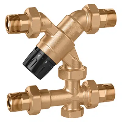 imagen para Unidad de control para la temperatura del agua caliente sanitaria en el punto de distribución