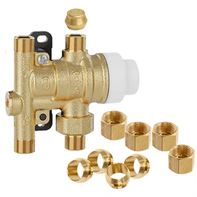 SinkMixer™ 4-way Scald Protection Point-of-Use Thermostatic Mixing Valve - NA Market