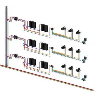 画像 Radiator system with thermostatic regulation