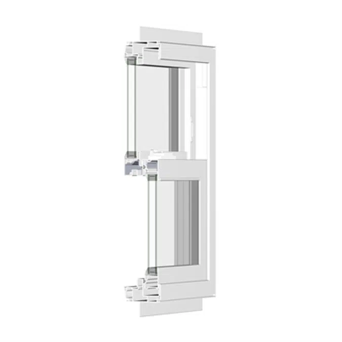 Silent Guard® Vinyl Acoustic Windows, Model 8100 Single Hung Window, STC 29-35, OITC 23-31