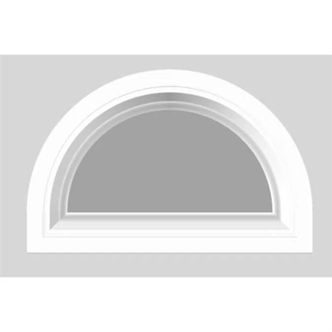 Silent Guard® Vinyl Acoustic Windows, Model 8300 Special Shape Window, STC 28-36, OITC 22-28