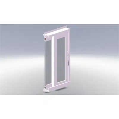 画像 Silent Guard® Vinyl Acoustic Doors, Model 7400 Sliding Patio Door, STC 38, OITC 32