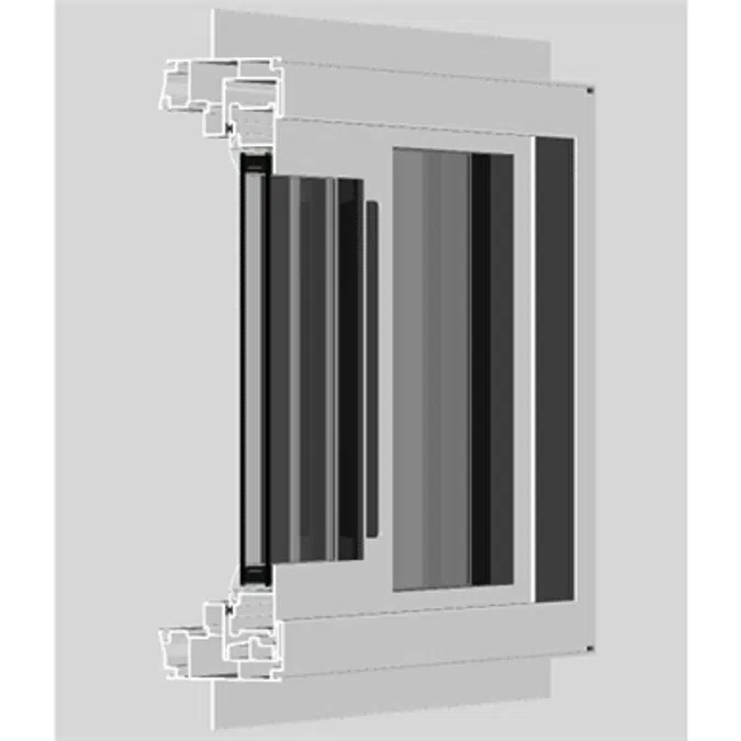 Silent Guard® Vinyl Acoustic Windows, Model 8000 Horizontal Sliding Window, STC 29-34, OITC 22-28
