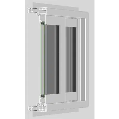 画像 Silent Guard® Vinyl Acoustic Doors, Model 8400 Sliding Patio Door, STC 32-35, OITC 26-29