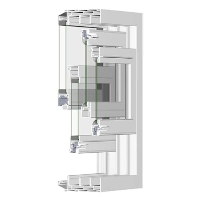 Silent Guard® Vinyl Acoustic Windows, Model 7100 Single Hung Window, STC 40-48, OITC 28-33