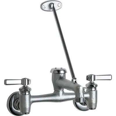 Wall-Mounted Manual Faucet with 8" Centers, 897-RCF 이미지