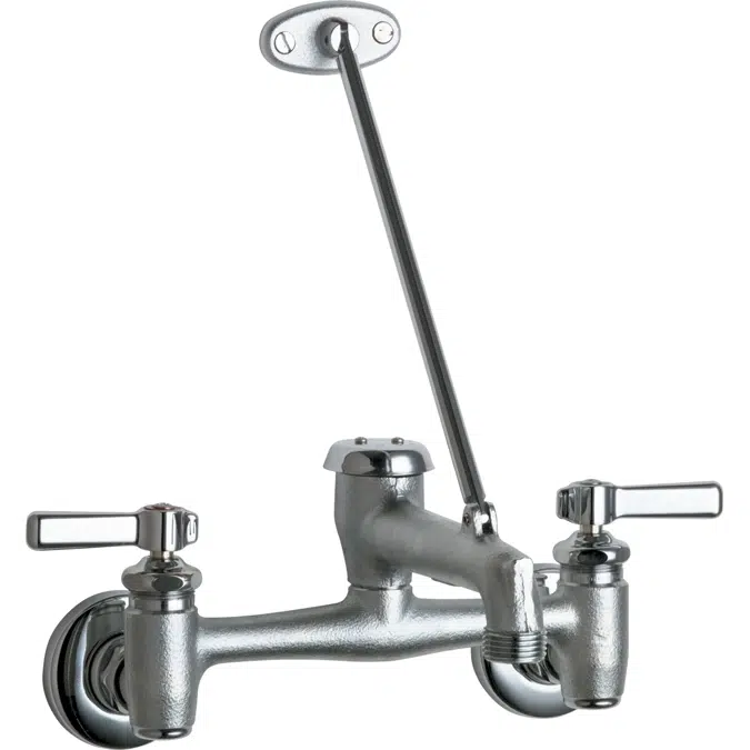 Wall-Mounted Manual Faucet with 8" Centers, 897-RCF