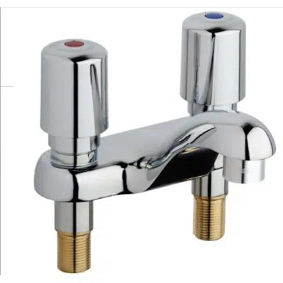Image for Deck-mounted metering faucet with 4" centers 802-V765ABCP
