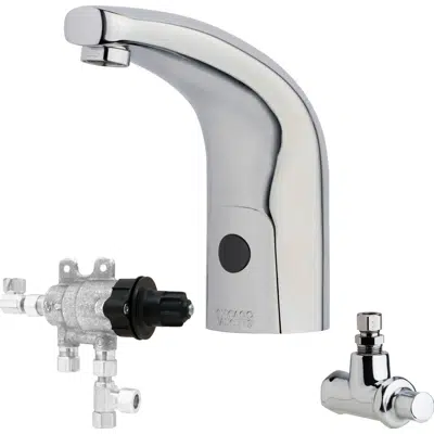 Image for Touch-Free, Programmable Faucet with Mixing Valve and Supply Stops, for Patient Care Applications, 116.811.AB.1T