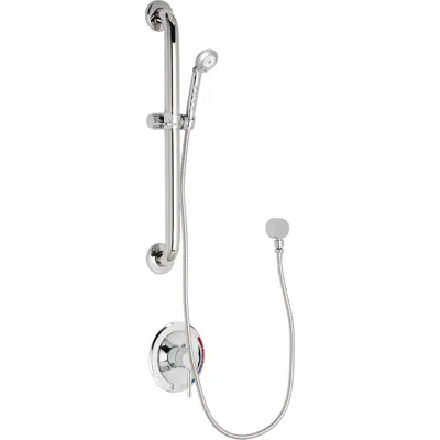 imagen para Pressure Balancing Tub and Shower System with Hand Spray and 24" ADA Grab Bar, SH-PB1-00-013