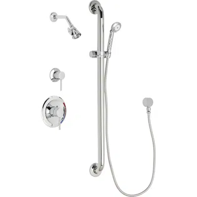 Image pour Pressure Balancing Tub and Shower System with Shower Head and Hand Spray, SH-PB1-16-014