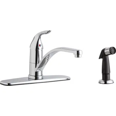 imazhi i Deck-Mounted Manual Faucet with 8" Centers, 432-ABCP