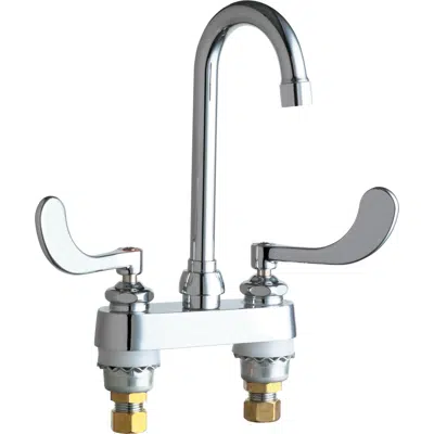 изображение для Deck-Mounted Manual Faucet with 4" Centers, 895-317E65VPXKAAB