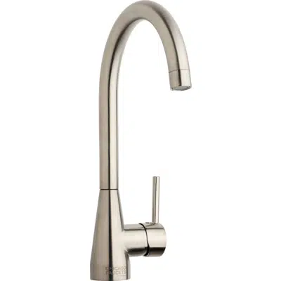 Image for Deck-Mounted Kitchen Faucet, Single-Hole Mount, High Arc Faucet, 436-ABBN