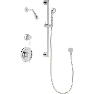 รูปภาพสำหรับ Pressure Balancing Tub and Shower System with Shower Head and Hand Spray, SH-PB1-12-031