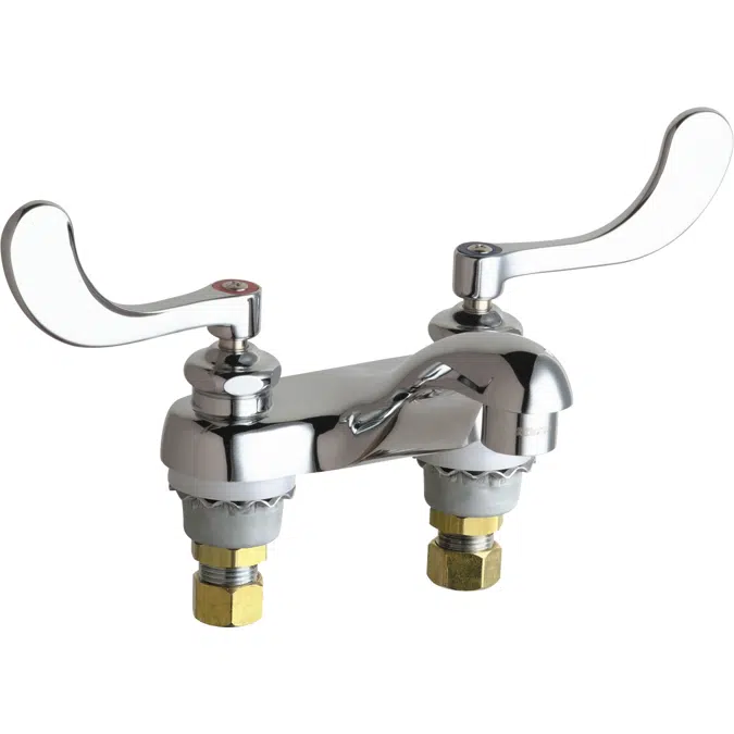 Deck-Mounted Manual Faucet with 4" Centers, 802-V317ABCP