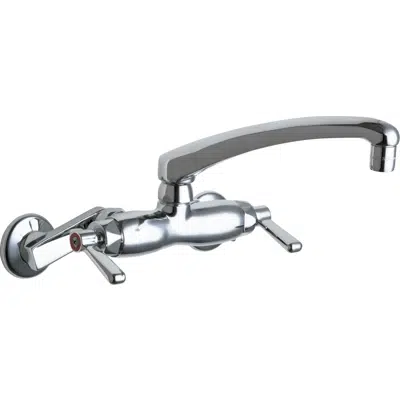 Wall-Mounted Manual Faucet with Adjustable Centers, 445-L8ABCP 이미지