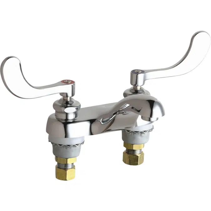 Deck-Mounted Manual Faucet with 4" Centers, 802-317ABCP