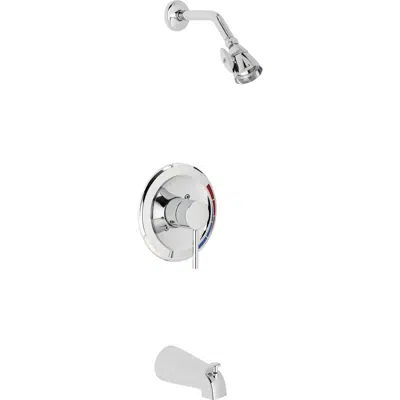 Image for Pressure Balancing Tub and Shower System with Shower Head and Tub Spout, SH-PB1-07-100