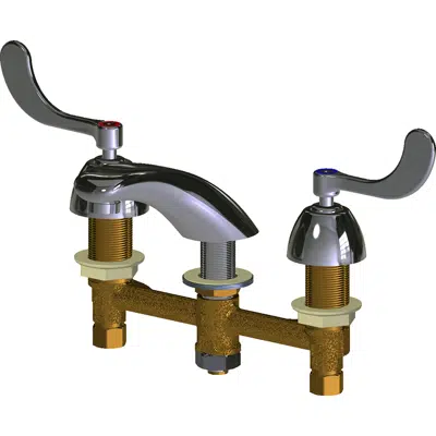 Image pour Deck-Mounted Manual Faucet with 8" Centers, 404-V317ABCP