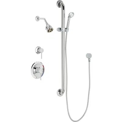 Image for Pressure Balancing Tub and Shower System with Shower Head and Hand Spray, SH-PB1-11-024