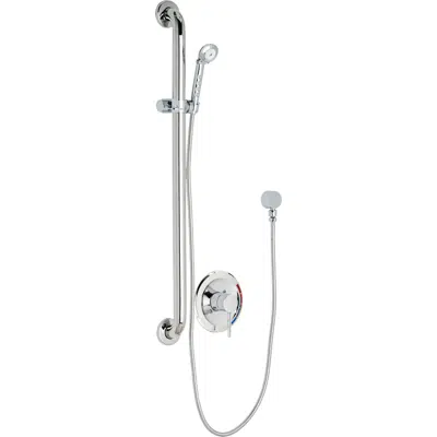 Image for Pressure Balancing Tub and Shower System with Hand Spray and 36" ADA Grab Bar, SH-PB1-00-044