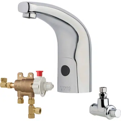รูปภาพสำหรับ Touch-Free, Programmable Faucet with Mixing Valve and Supply Stops, for Patient Care Applications, 116.872.AB.1T