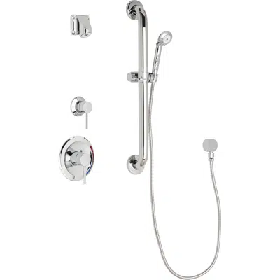 Зображення для Pressure Balancing Tub and Shower System with Hand Spray and Ligature Resistant Shower Head, SH-PB1-15-013