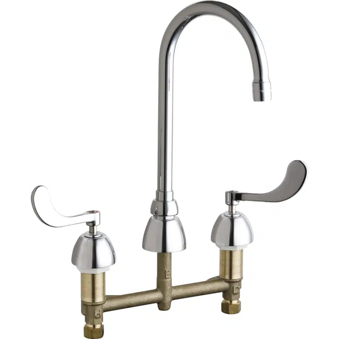 Deck-Mounted Manual Faucet with 8" Centers, 786-E3ABCP