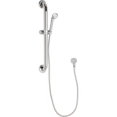 Wall-Mounted Shower Hand Spray with 24" ADA Grab Bar, 152-ACP için görüntü