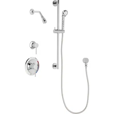 รูปภาพสำหรับ Pressure Balancing Tub and Shower System with Shower Head and Hand Spray, SH-PB1-12-011