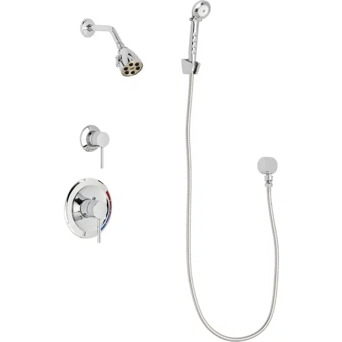 Pressure Balancing Tub and Shower System with Shower Head and Hand Spray, SH-PB1-11-030