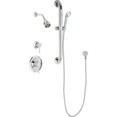 Image pour Pressure Balancing Tub and Shower System with Shower Head and Hand Spray, SH-PB1-11-043